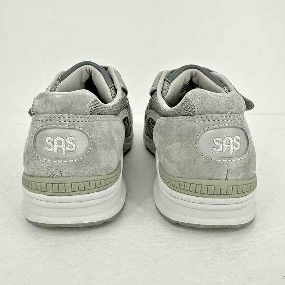 SAS Mens JV Mesh Adjustable Comfort Walking Sneaker US 6.5 W Grey Suede EUC main image 4